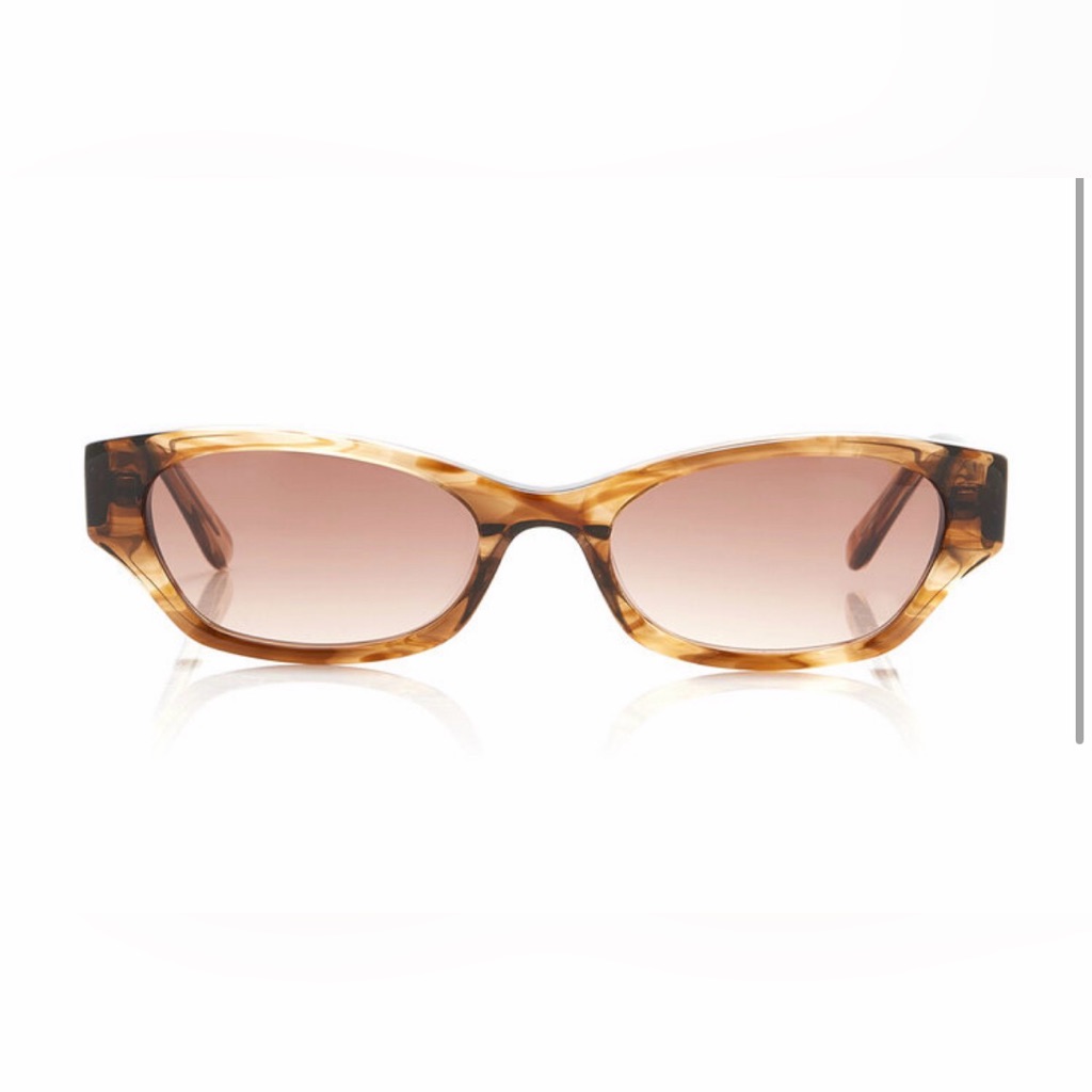 Tortoise Cat Eye Sunglasses - Light Brown Frame With Brown Gradient Lenses